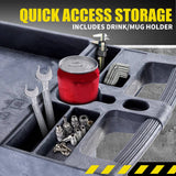 darrahopens Tools > Tools Storage Baumr-AG Parts Bin Trolley Service Utility Cart Storage Mobile Tool Workshop