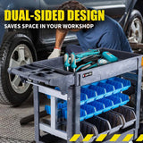 darrahopens Tools > Tools Storage Baumr-AG Parts Bin Trolley Service Utility Cart Storage Mobile Tool Workshop