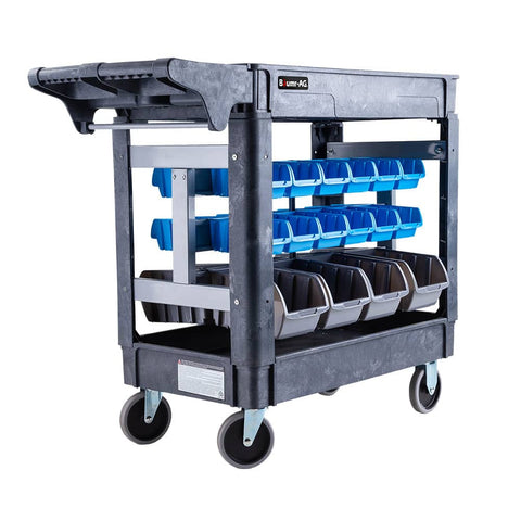 darrahopens Tools > Tools Storage Baumr-AG Parts Bin Trolley Service Utility Cart Storage Mobile Tool Workshop
