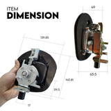 Darrahopens Tools > Tools Storage Black Whale Tail T Handle Lock Latch/Compression Lock Trailer Ute Toolbox