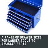 darrahopens Tools > Tools Storage BULLET 9 Drawer Tool Box Chest Mechanic Organiser Garage Storage Toolbox Set