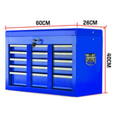 darrahopens Tools > Tools Storage BULLET 9 Drawer Tool Box Chest Mechanic Organiser Garage Storage Toolbox Set