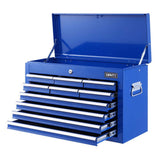 darrahopens Tools > Tools Storage Giantz 10-Drawer Tool Box Chest Cabinet Garage Storage Toolbox Blue