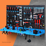darrahopens Tools > Tools Storage Giantz 108 Storage Bin Rack Wall Mounted Tools Organiser Peg Wall Bench Garage