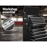 darrahopens Tools > Tools Storage Giantz 14 Drawers Toolbox Chest Cabinet Mechanic Trolley Garage Tool Storage Box