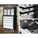 darrahopens Tools > Tools Storage Giantz 14 Drawers Toolbox Chest Cabinet Mechanic Trolley Garage Tool Storage Box