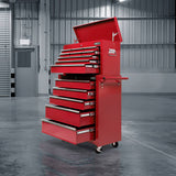 darrahopens Tools > Tools Storage Giantz 14 Drawers Toolbox Chest Cabinet Mechanic Trolley Garage Tool Storage Box