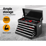 darrahopens Tools > Tools Storage Giantz 15 Drawers Tool Box Chest Trolley Cabinet Garage Storage Boxes Organizer Black