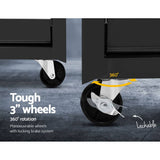 darrahopens Tools > Tools Storage Giantz 17 Drawers Tool Box Trolley Chest Cabinet Cart Garage Mechanic Toolbox Black