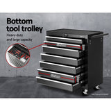 darrahopens Tools > Tools Storage Giantz 17 Drawers Tool Box Trolley Chest Cabinet Cart Garage Mechanic Toolbox Black