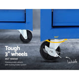 darrahopens Tools > Tools Storage Giantz 17 Drawers Tool Box Trolley Chest Cabinet Cart Garage Mechanic Toolbox Blue