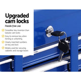 darrahopens Tools > Tools Storage Giantz 17 Drawers Tool Box Trolley Chest Cabinet Cart Garage Mechanic Toolbox Blue
