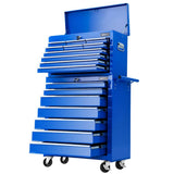 darrahopens Tools > Tools Storage Giantz 17 Drawers Tool Box Trolley Chest Cabinet Cart Garage Mechanic Toolbox Blue