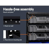 darrahopens Tools > Tools Storage Giantz 30 Bin Wall Mounted Rack Storage Organiser
