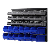 darrahopens Tools > Tools Storage Giantz 30 Bin Wall Mounted Rack Storage Organiser