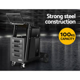 darrahopens Tools > Tools Storage Giantz 4 Drawer Welding Trolley - Black