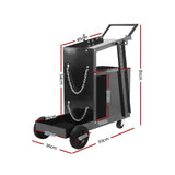 darrahopens Tools > Tools Storage Giantz 4 Drawer Welding Trolley - Black