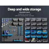 darrahopens Tools > Tools Storage Giantz 44 Bin Wall Mounted Rack Storage Organiser