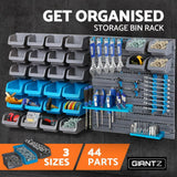 darrahopens Tools > Tools Storage Giantz 44 Bin Wall Mounted Rack Storage Organiser