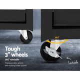 darrahopens Tools > Tools Storage Giantz 5 Drawer Mechanic Tool Box Cabinet Storage Trolley - Black