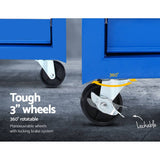 darrahopens Tools > Tools Storage Giantz 5 Drawer Mechanic Tool Box Cabinet Storage Trolley - Blue