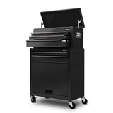 darrahopens Tools > Tools Storage Giantz 7 Drawer Tool Box Cabinet Chest Storage Garage Toolbox Organiser Set Black