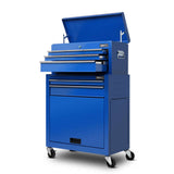darrahopens Tools > Tools Storage Giantz 7 Drawer Tool Box Cabinet Chest Storage Garage Toolbox Organiser Set Blue