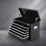 darrahopens Tools > Tools Storage Giantz 9 Drawer Mechanic Tool Box Cabinet Storage - Black