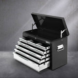 darrahopens Tools > Tools Storage Giantz 9 Drawer Mechanic Tool Box Cabinet Storage - Black & Grey