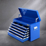 darrahopens Tools > Tools Storage Giantz 9 Drawer Mechanic Tool Box Cabinet Storage - Blue