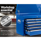 darrahopens Tools > Tools Storage Giantz 9 Drawer Mechanic Tool Box Cabinet Storage - Blue