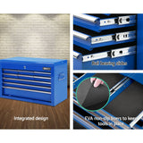 darrahopens Tools > Tools Storage Giantz 9 Drawer Mechanic Tool Box Cabinet Storage - Blue