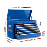 darrahopens Tools > Tools Storage Giantz 9 Drawer Mechanic Tool Box Cabinet Storage - Blue