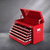 darrahopens Tools > Tools Storage Giantz 9 Drawer Mechanic Tool Box Cabinet Storage - Red