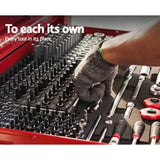 darrahopens Tools > Tools Storage Giantz 9 Drawer Mechanic Tool Box Cabinet Storage - Red