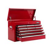 darrahopens Tools > Tools Storage Giantz 9 Drawer Mechanic Tool Box Cabinet Storage - Red