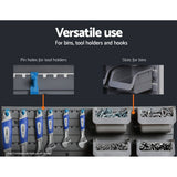 darrahopens Tools > Tools Storage Giantz 96 Storage Bin Rack Wall-Mounted Tool Parts Garage Shelving Organiser