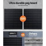 darrahopens Tools > Tools Storage Giantz Spanner Holder Wrench Bin Rack Tool Screwdriver Organizer Garage Workshop