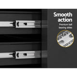 darrahopens Tools > Tools Storage Giantz Tool Box Chest Trolley 16 Drawers Cabinet Cart Garage Toolbox Black