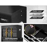 darrahopens Tools > Tools Storage Giantz Tool Chest and Trolley Box Cabinet 16 Drawers Cart Garage Storage Black
