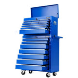 darrahopens Tools > Tools Storage Giantz Tool Chest and Trolley Box Cabinet 16 Drawers Cart Garage Storage Blue