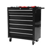 darrahopens Tools > Tools Storage Giantz Tool Chest and Trolley Box Cabinet 7 Drawers Cart Garage Storage Black