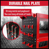 Darrahopens Tools > Tools Storage Red 3-Tier Tool Cart Storage Trolley Toolbox Workshop Garage Organiser 150kg Red