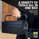 Darrahopens Tools > Tools Storage Taipan 126PCE 5 Tray Cantilever Metal Tool Set Premium Chrome Vanadium Steel