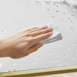 Darrahopens VASAGLE Console Table Tempered Glass Gold LGT036A01