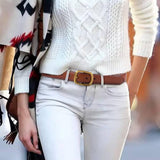 Darrahopens Women's Fashion > Accessories Classic Leather Belts for Women, Joyreap Genuine Leather Womens Belts with Gold Buckle