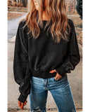 Darrahopens Women's Fashion > Activewear Azura Exchange Acid Wash Open Back Sweatshirt - S