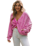 Darrahopens Women's Fashion > Activewear Azura Exchange Twist Open Back Oversized Sweatshirt - L