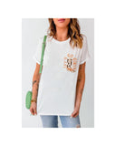 Darrahopens Women's Fashion > Tops & T-shirts Azura Exchange Double-Side Cowboy Hat & Boots Graphic Tee - S