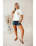 Darrahopens Women's Fashion > Tops & T-shirts Azura Exchange Double-Side Cowboy Hat & Boots Graphic Tee - S